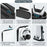 For Sony PS5 Console Controllers Charging Dock Cooler Stand Holder Headphone Holder - Black - 7