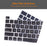 ENKAY MacBook Pro 13.3 (A2289/A2338) / Pro 16 (A2141)  US Version Keyboard Cover Soft Silicone Protective Film - Black - 6