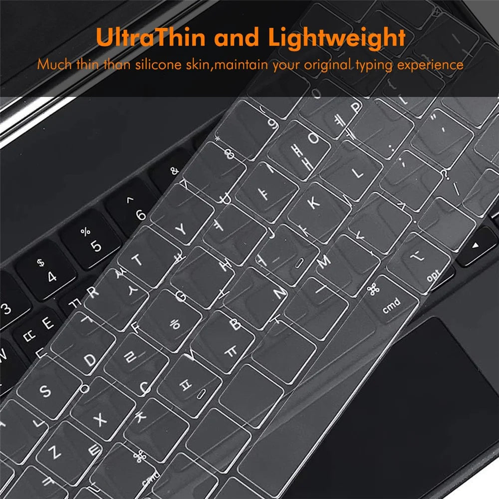 ENKAY iPad Air 11 (2025) / (2024) / Pro 11 (2022 / 2021 / 2020) / Air (2022 / 2020)  US Version Magic Keyboard Cover Soft TPU Protective Film - Transparent - 4