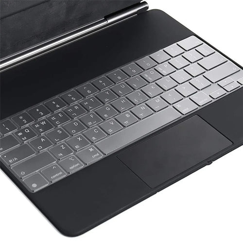 ENKAY iPad Air 13 (2025) / (2024) / Pro 12.9 (2022 / 2021 / 2020)  US Version Magic Keyboard Cover Soft TPU Protective Film - Transparent - 1