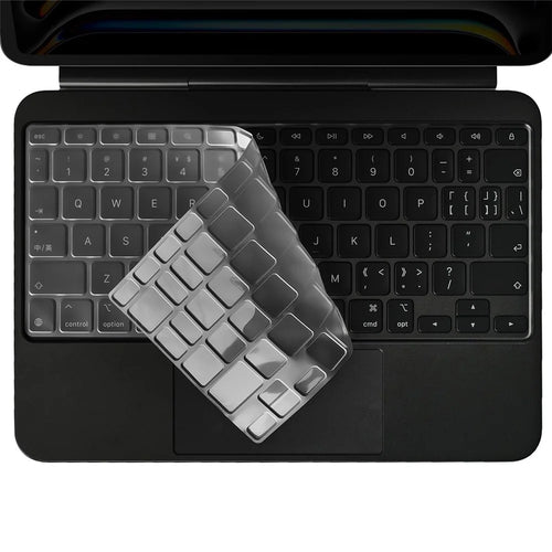ENKAY iPad Pro Pro 11 (2025) / 11 (2024)  US Version Magic Keyboard Cover Soft TPU Protective Film - Transparent - 1
