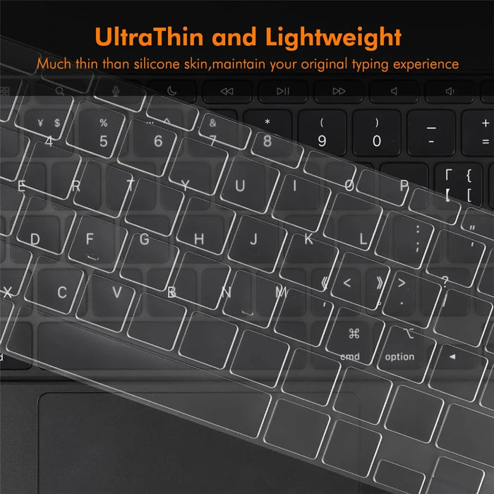 ENKAY iPad Pro Pro 11 (2025) / 11 (2024)  US Version Magic Keyboard Cover Soft TPU Protective Film - Transparent - 4