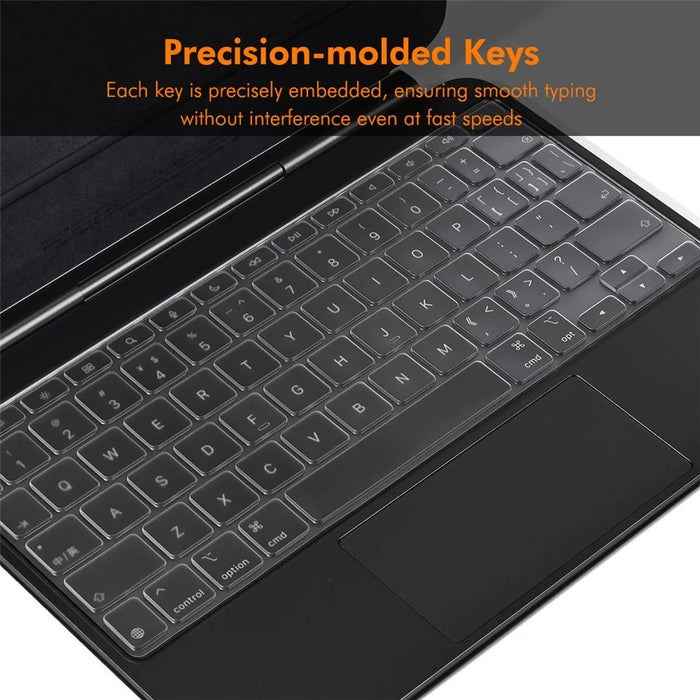 ENKAY iPad Pro Pro 11 (2025) / 11 (2024)  US Version Magic Keyboard Cover Soft TPU Protective Film - Transparent - 5