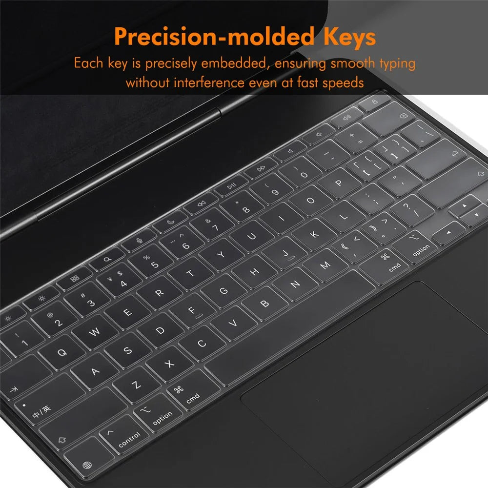 ENKAY iPad Pro 13 (2025) / 13 (2024)  Magic Keyboard Cover Soft TPU Protective Film - Transparent - 5