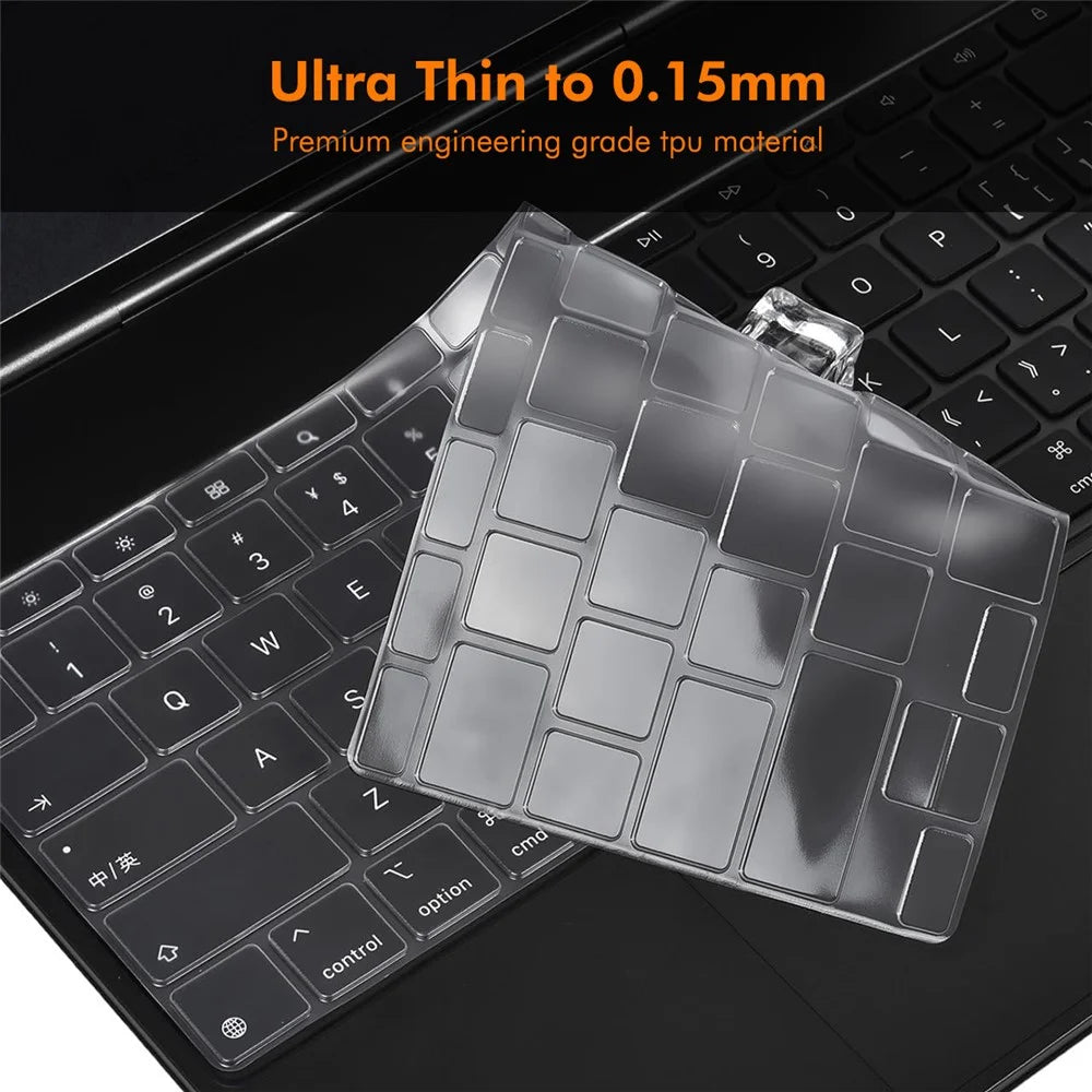 ENKAY iPad Pro 13 (2025) / 13 (2024)  Magic Keyboard Cover Soft TPU Protective Film - Transparent - 6