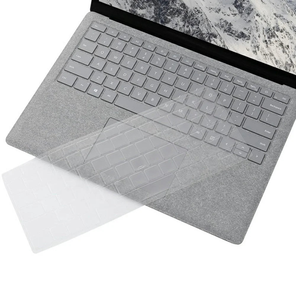 For Microsoft Surface Laptop 7 13.8-inch Keyboard Cover Anti Dust Waterproof Invisible Clear TPU Protection Film - 1