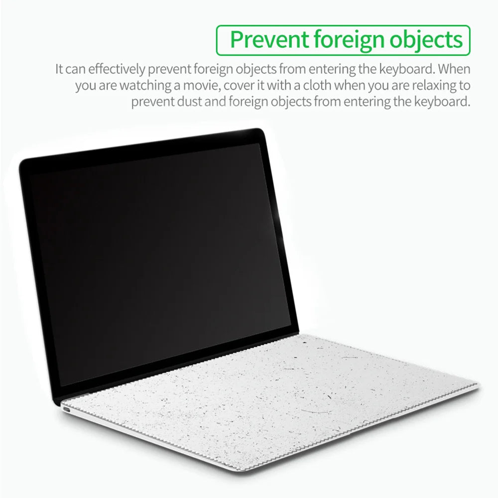 For MacBook Pro Air 13 / 14 / 15 / 16 Inch Keyboard Dust Cover Protective Film Anti Dust Keyboard Cloth - for MacBook Pro 13/14-inch - 6