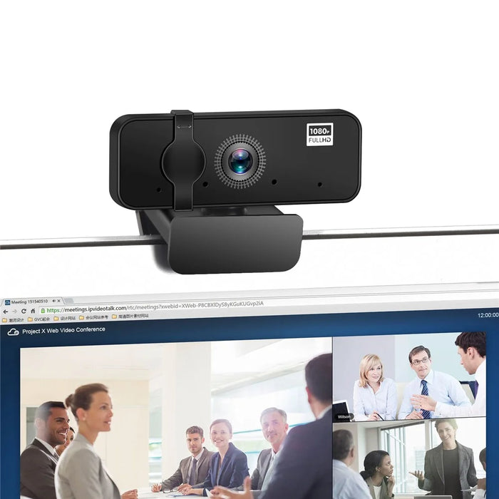A35 USB 1080P Full HD Webcam Autofocus Web Camera with Built-in Microphone for PC Desktop Computer Laptop - 2