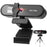 2K Full HD Auto Focus USB Computer Laptop Camera Live Streaming Video Conference Webcam with Built-in Microphone - Black - 1