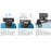 1080P Full HD USB Webcam Plug Play Monitor Camera with Microphone/Privacy Cover for Desktop Computers Laptops Video Work - 4