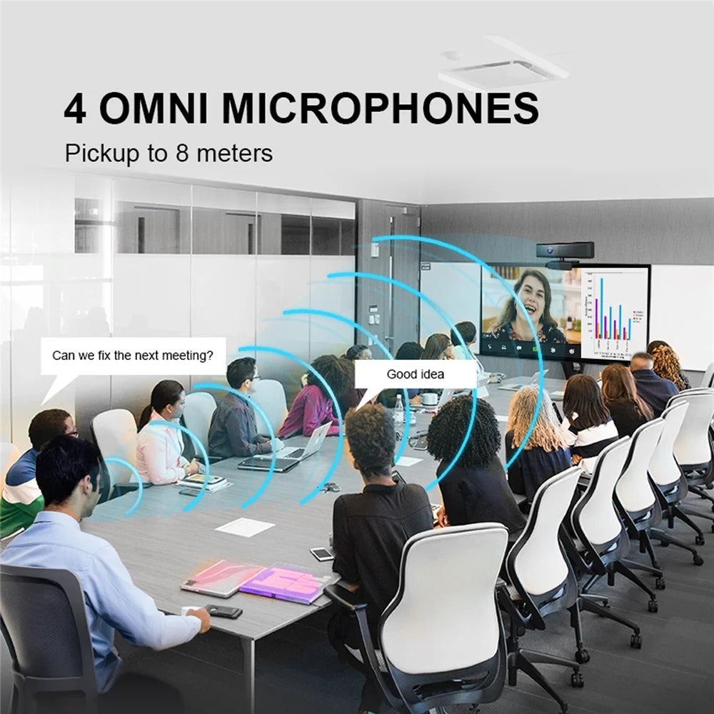 H720 HD 1080P Autofocus USB Webcam Video Conference Camera for PC Desktop Computer - 3