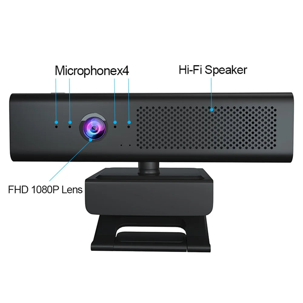 H720 HD 1080P Autofocus USB Webcam Video Conference Camera for PC Desktop Computer - 6