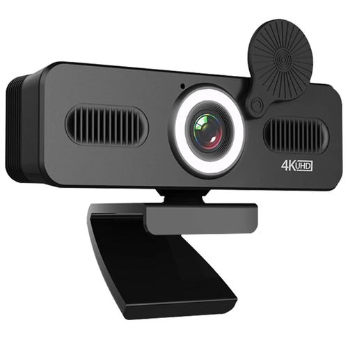 ELEBEST HD 4K USB Computer Camera Live Streaming Video Conference Webcam with Fill Light - 1