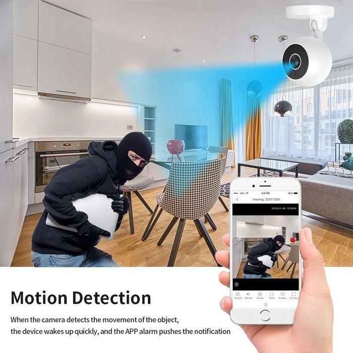 A2 HD 480P Security Camera Wireless WiFi Surveillance CCTV Bullet Camera Supporting 128G Memory Card Storage and Cloud Storage - 5