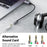 UGREEN 30757 USB Sound Card Adapter to 3.5mm Audio Support Microphone TRRS Headphone DAC USB External Audio Card with Nylon Braided Cable Compatible with Windows Mac Linux PC Laptop PS5 PS4 - 2