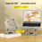 D031 Alloy Steel Rotatable Desktop Laptop Holder Heat Dissipation Notebook Heighten Stand - Grey - 2