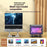 D031 Alloy Steel Rotatable Desktop Laptop Holder Heat Dissipation Notebook Heighten Stand - Grey - 6