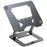T64 Adjustable Notebook Heat Dissipation Stand Metal Desktop Foldable Laptop Bracket - Grey - 1