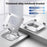T64 Adjustable Notebook Heat Dissipation Stand Metal Desktop Foldable Laptop Bracket - Grey - 2