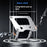 T64 Adjustable Notebook Heat Dissipation Stand Metal Desktop Foldable Laptop Bracket - Grey - 6