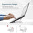 J006 Aluminum Alloy Laptop Heighten Cooling Stand Foldable Desktop Adjustable Notebook Bracket - 3