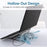 J006 Aluminum Alloy Laptop Heighten Cooling Stand Foldable Desktop Adjustable Notebook Bracket - 4