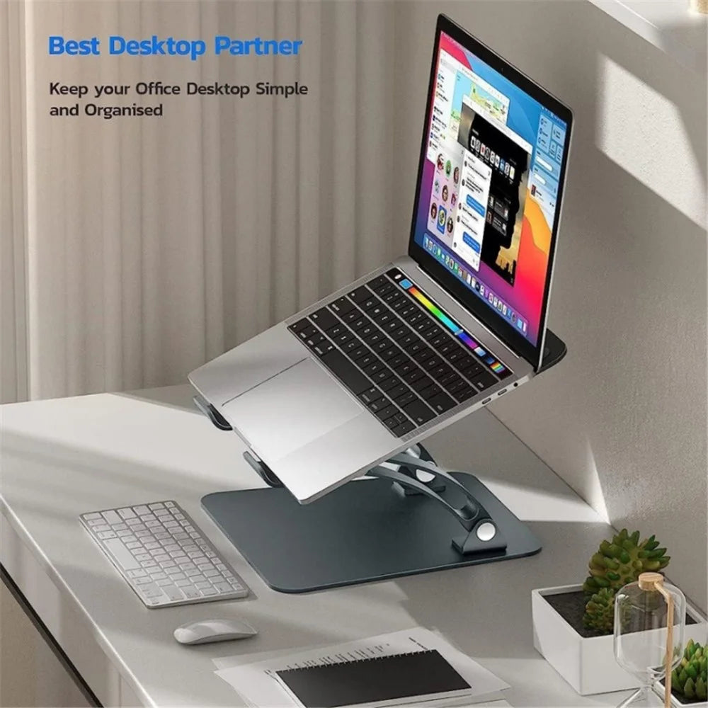 DT010 Adjustable Notebook Heat Dissipation Stand Aluminum Alloy Desktop Laptop Bracket - 4