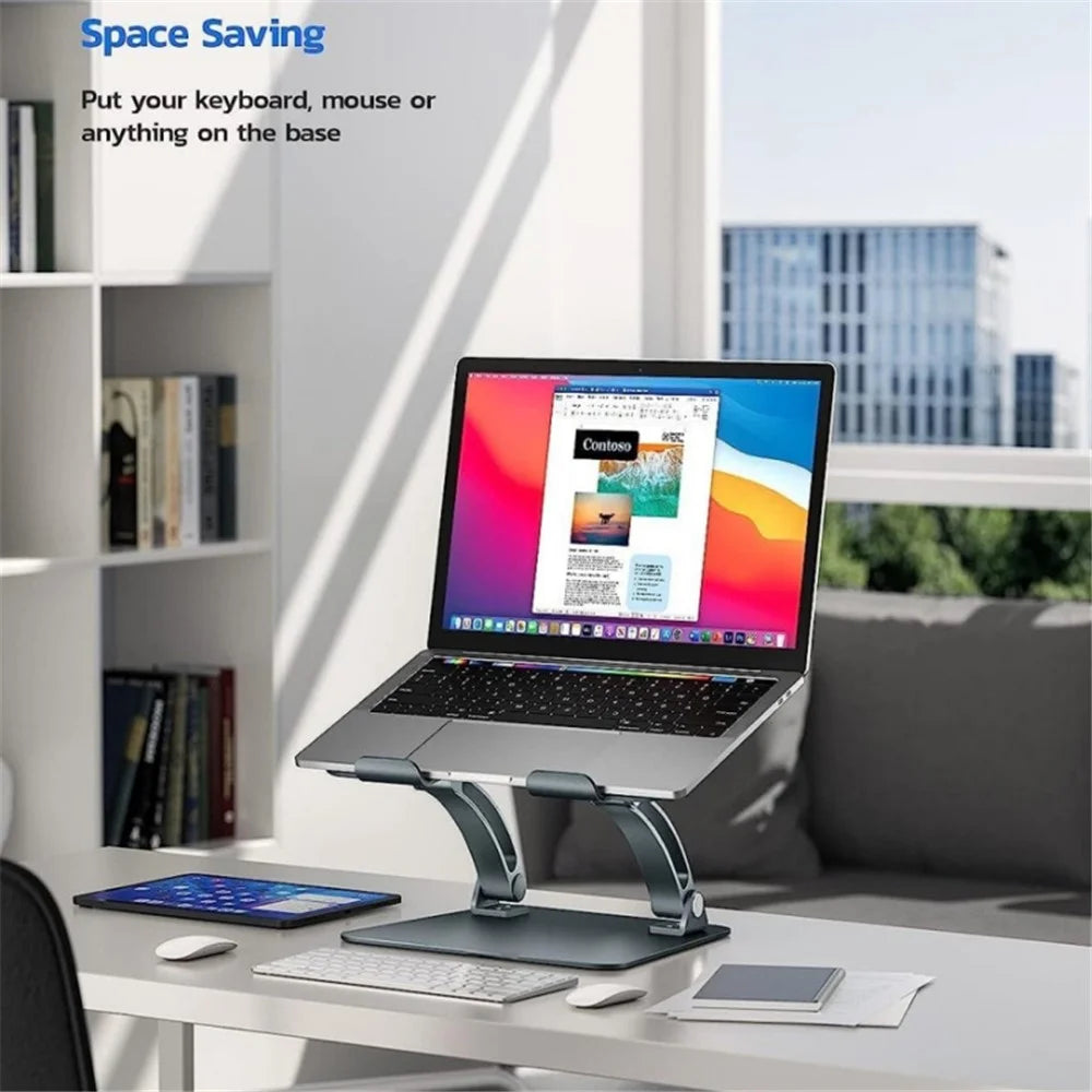 DT010 Adjustable Notebook Heat Dissipation Stand Aluminum Alloy Desktop Laptop Bracket - 6