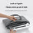 H12 Adjustable Aluminum Alloy Laptop Riser Desktop Stand Holder for Notebook Computer - 3