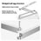H12 Adjustable Aluminum Alloy Laptop Riser Desktop Stand Holder for Notebook Computer - 6