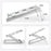 H12 Adjustable Aluminum Alloy Laptop Riser Desktop Stand Holder for Notebook Computer - 7