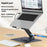 E17SU Pro Laptop Riser Stand Rotatable Desktop Bracket 8-in-1 USB Hub Docking Station - Tarnish - 3