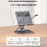 H13U Phone Tablet Stand Aluminum Alloy Desktop Bracket with 7-in-1 USB Hub Docking Station - 4