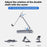 H13U Phone Tablet Stand Aluminum Alloy Desktop Bracket with 7-in-1 USB Hub Docking Station - 6