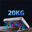 R-JUST HZ45 Foldable Height Adjustable Dual Fan Laptop Cooling Stand Notebook Metal Cooler - Silver - 3