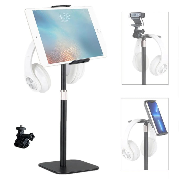 XY-25 Cell Phone Holder Stand Desktop Tablet Mount Display Holder with Adjustable Height Design - 1