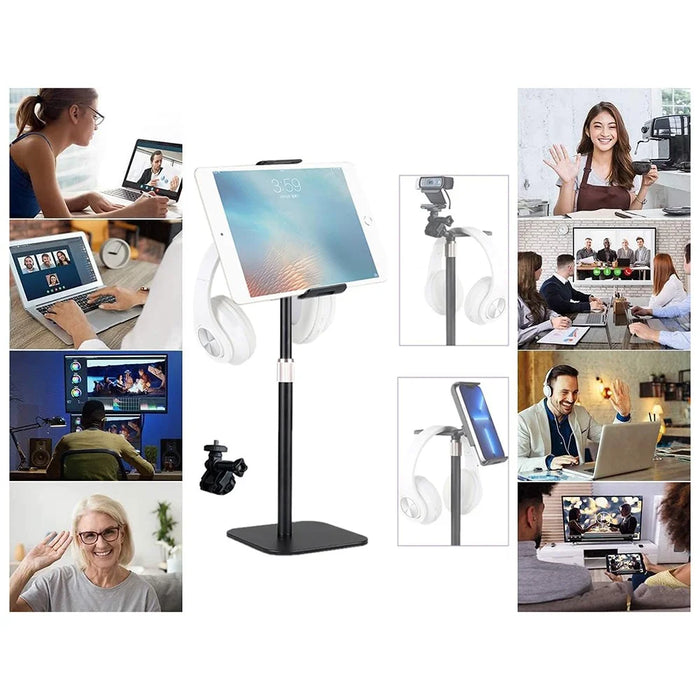 XY-25 Cell Phone Holder Stand Desktop Tablet Mount Display Holder with Adjustable Height Design - 6