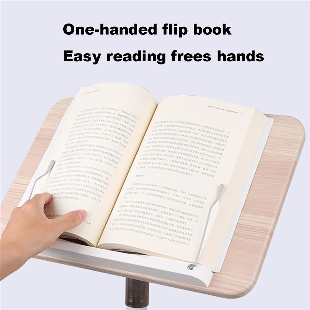 XY-37 Multifunction Laptop Tablet Display Holder Book Holder Floor Stand 23-70cm Adjustable Height - White - 3
