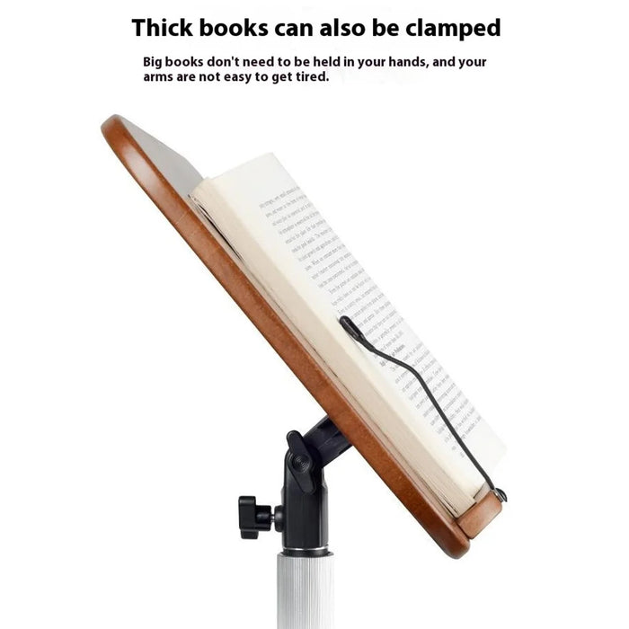 XY-32 Multifunction Laptop Tablet Display Holder Book Holder Floor Stand 50-170cm Adjustable Height - Black - 5
