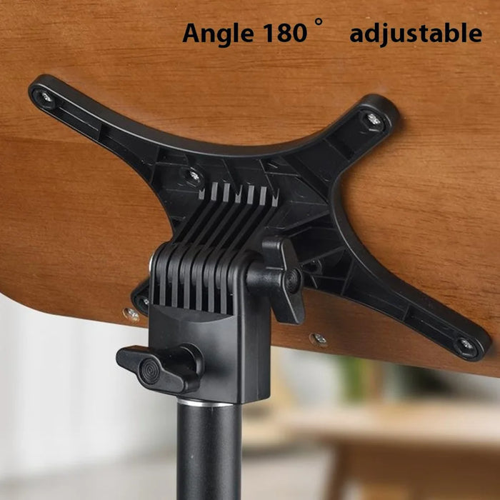 XY-32 Multifunction Laptop Tablet Display Holder Book Holder Floor Stand 50-130cm Adjustable Height - Black - 6
