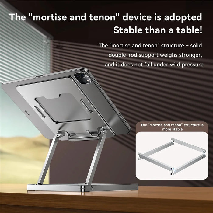 H12mini Foldable Tablet Stand Adjustable Angles Desktop Support for Laptops Up to 13.3 Inches - 6