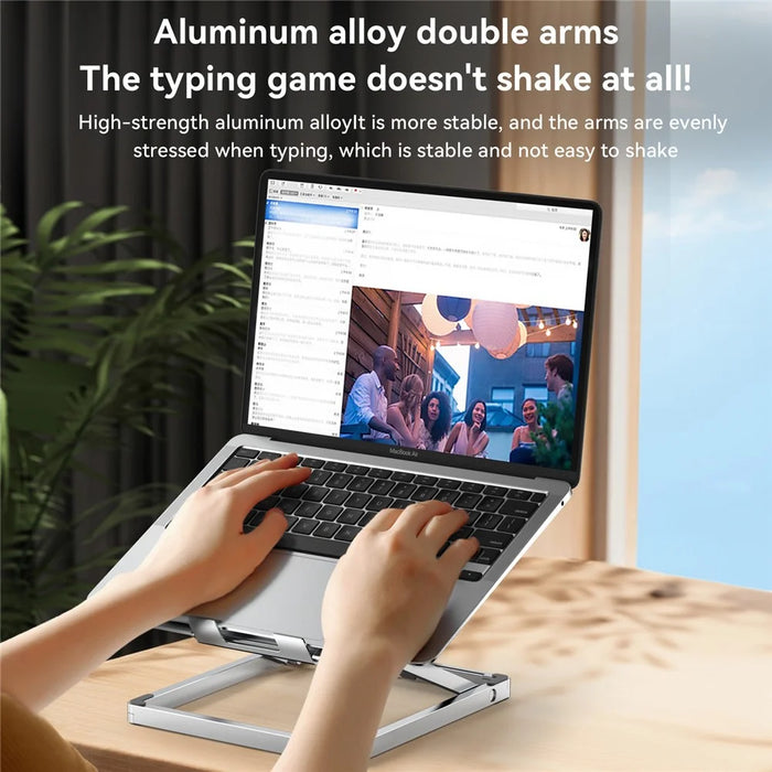 H12mini Foldable Tablet Stand Adjustable Angles Desktop Support for Laptops Up to 13.3 Inches - 7