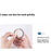 LR-062 90cm Flexible Arm Magnetic Phone Holder Desktop Bedside Clip-On Rotatable Stand - 6