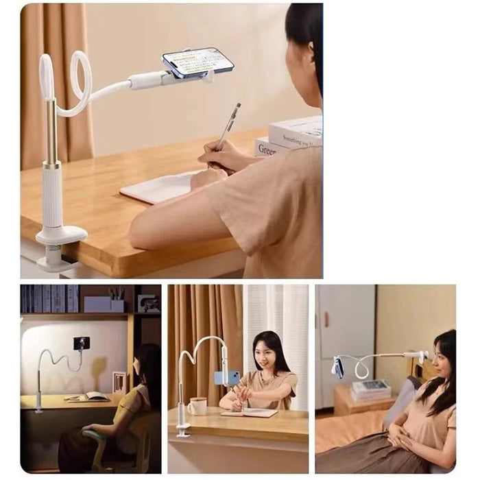 LR-060 110cm Bedside Flexible Phone Holder 360 Degree Rotation Overhead Live Streaming Phone Bracket - 6