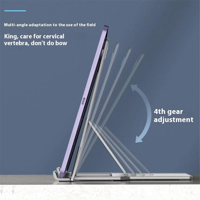H12PLUS Portable Foldable Desktop Tablet Holder Aluminum Alloy Heat Dissipation Display Stand - 3