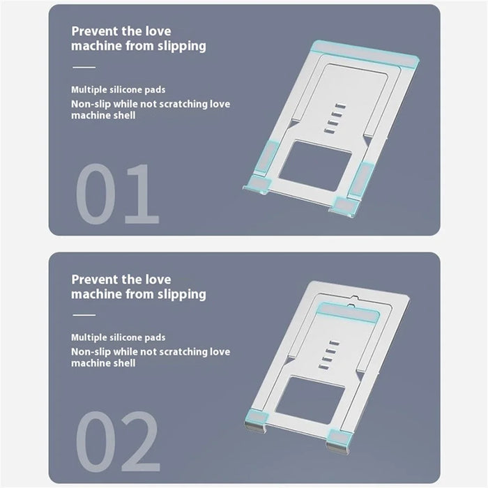 H12PLUS Portable Foldable Desktop Tablet Holder Aluminum Alloy Heat Dissipation Display Stand - 4