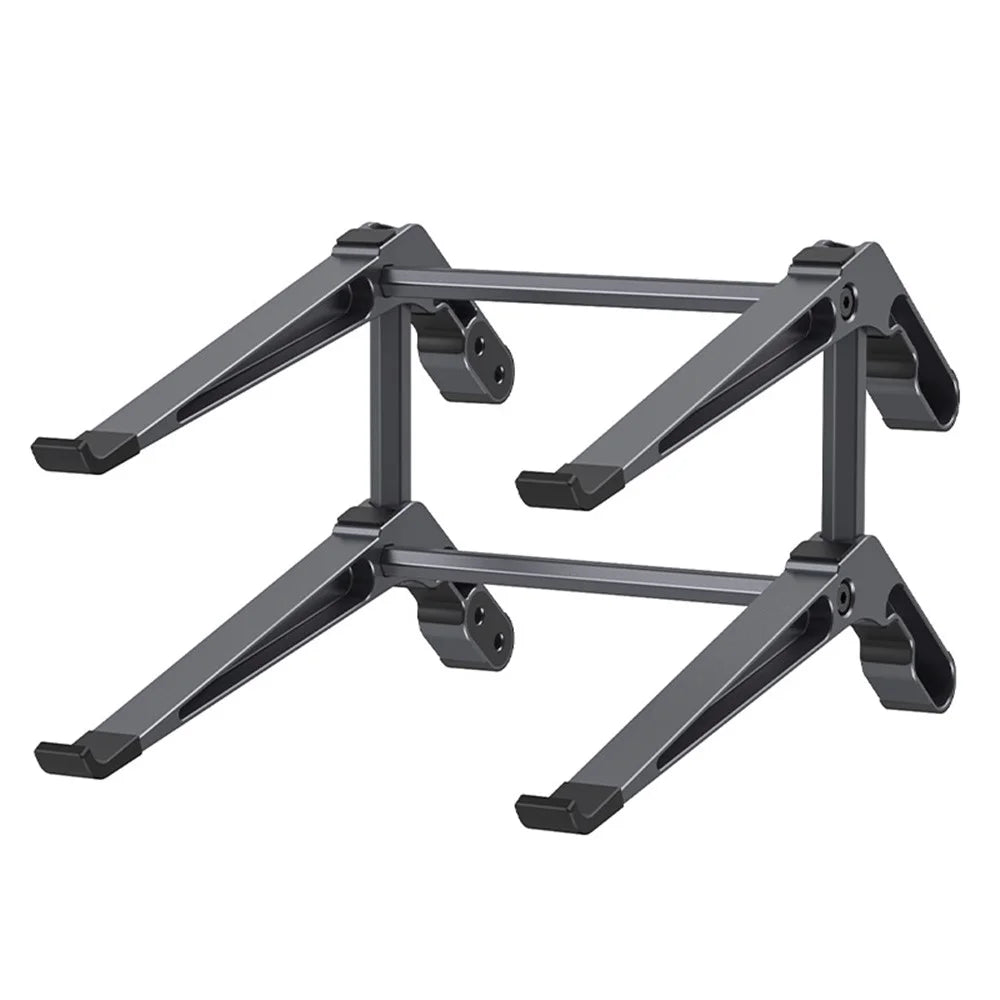 C19 Laptop Stand Heighten Storage Rack Aluminum Alloy Detachable Dual Layer Notebooks Tablets Bracket - 1