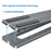 X3 Magnetic Laptop Stand Foldable Portable Aluminum Alloy Tablet Notebook Holder - Black - 2