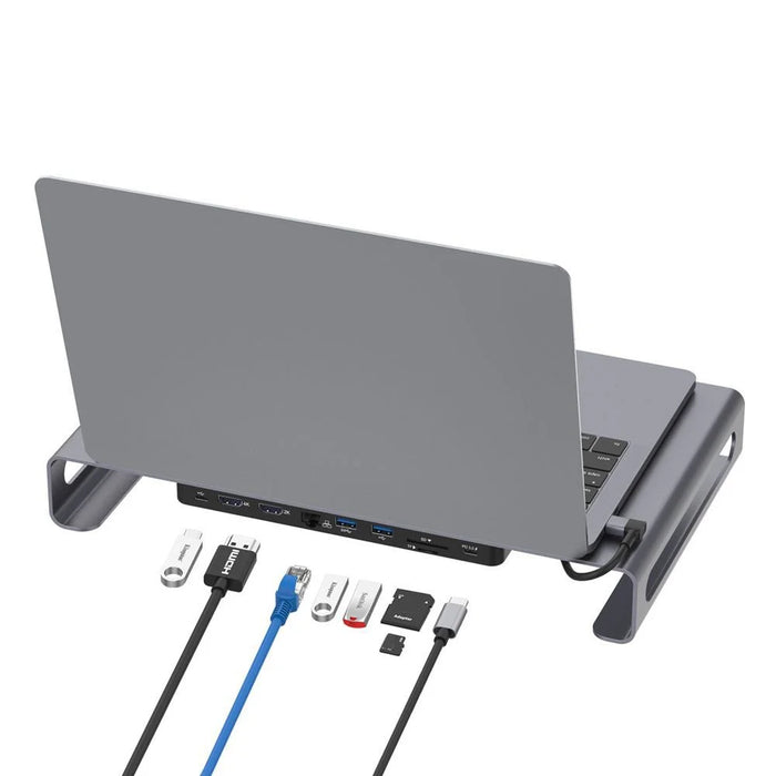 ONTEN OTN-95107 9-in-1 Multifunctional Laptop Docking Station USB-C to HD Adapter 4K Expansion Hub For Notebook - 4
