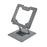 GFX012-T 360 Degree Rotating Laptop Holder Cooling Stand Adjustable Height Carbon Steel Foldable Bracket - Grey - 1